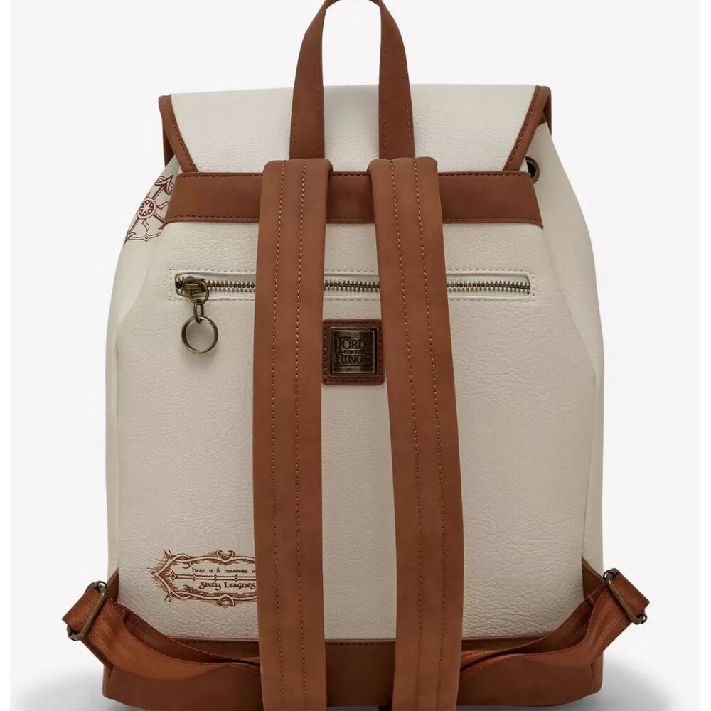 The Lord of the Rings Middle-earth Map Backpack — BoxLunch Exclusive NWT - Picture 3 of 4